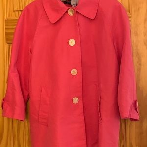 Ralph Lauren pink jacket. So great looking!